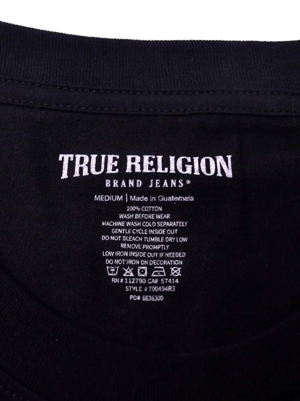 True Religion Shirt, Long Sleeve Tee, Men's Graphic Shirt, Streetwear Shirt, Cot